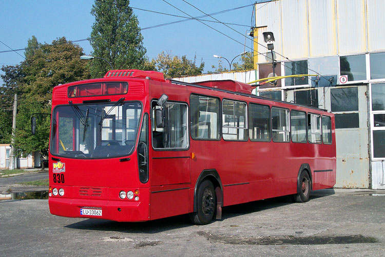 830
Prezentacja trolejbusu. Pierwszy asynchroniczny trolejbus w MPK Lublin posłużył do testowania aparatury produkcji łódzkiej Eniki.
