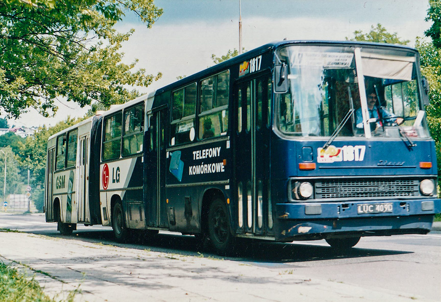 1817
Ikarus na linii 18 wspina się na górkę sławinkowską.
