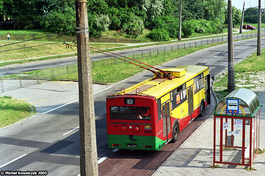 803
Wspomnienie po fakcie, że stodwudziestki 803-805 12 lat temu były chlubą MPK. 
