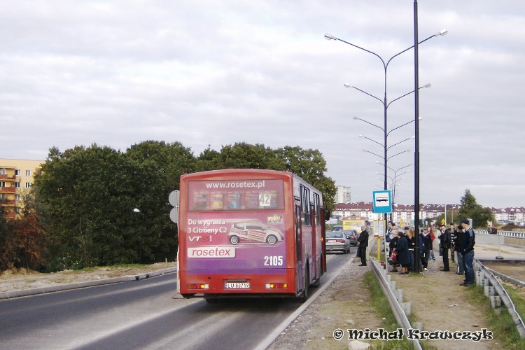 2105
W czasie budowy ul. Jana Pawła II do al. Kraśnickiej.
