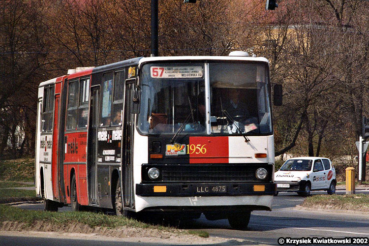 1956
Ikarus w ładnej, oryginalnej reklamie na właściwej dla siebie linii.

