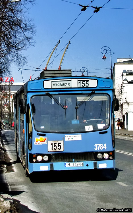 3784
Niebawem do Lublina dotrze pierwsza partia nowych Solarisów Trollino 12. Wstępne plany zakładały kasację 4 peerek za 5 Solarisów jednak na dzień dzisiejszy wydaje się to mało realne. 
