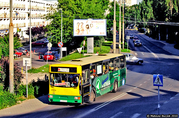 010
Ten parch już niedługo zniknie na zawsze z ulic Lublina. Zastąpi go porządny, przegubowy autobus IREX-u.
