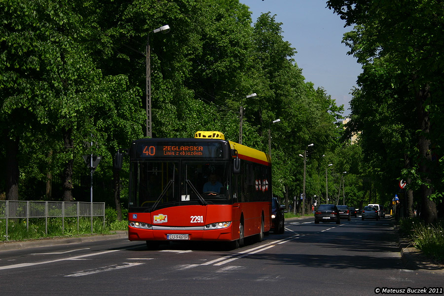 2291
W związku z przebudową ulicy Prusa, linię 40 skierowano objazdem: Szeligowskiego - Północna - Lubomelska - Długosza - Racławickie - Lipowa.
